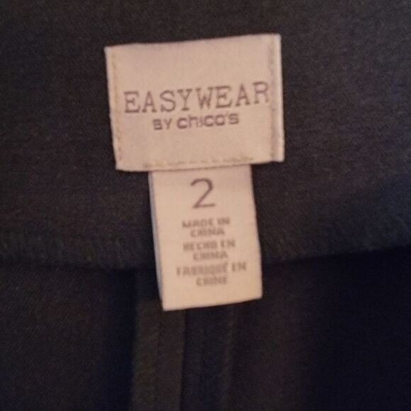 Chico’s Easywear Colorblock Cardigan Size Medium - Picture 6 of 8